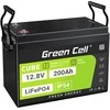 Green Cell Žalias Cell CUBE Akumuliatorius LiFePO4 200Ah 12.8V 2560Wh Litowo-Żelazowo-Fosforanowy do Kampera, Paneli solarnych, Foodtrucka