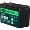 Green Cell Žalias Cell Žalias Cell CUBE LiFePO4 7Ah 12.8V 89.6Wh ličio geležies fosfato baterija UPS, stebėjimas