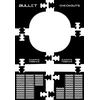 ACM Kvadratinis smiginio taikinio apvadas Bullet, 6 dalys, EVA putos, juodas