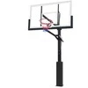 Įbetonuojamas krepšinio stovas Bilaro Fremont 180x105cm, 12mm grūdintas stiklas