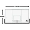 Bilaro Krepšinio lenta 180x105cm 12mm grūdintas stiklas