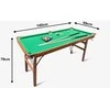 Pulo stalas Bilaro Floper 5 pėdų (140x69cm) su komplektacija