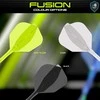 Smiginio strėlyčių integruota kotelio ir sparnelio sistema Winmau Fusion Integrated Flight Shaft 6 Intermediate Geltona