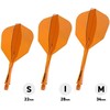 Smiginio strėlyčių integruota kotelio ir sparnelio sistema Winmau Fusion Integrated Flight Shaft 6 Oranžinis