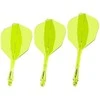 Smiginio strėlyčių integruota kotelio ir sparnelio sistema Winmau Fusion Integrated Flight Shaft 6 Intermediate Geltona