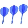 Smiginio strėlyčių integruota kotelio ir sparnelio sistema Winmau Fusion Integrated Flight Shaft 6 Intermediate Mėlyna