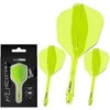 Smiginio strėlyčių integruota kotelio ir sparnelio sistema Winmau Fusion Integrated Flight Shaft 6 Intermediate Geltona