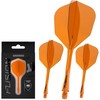 Smiginio strėlyčių integruota kotelio ir sparnelio sistema Winmau Fusion Integrated Flight Shaft 6 Oranžinis