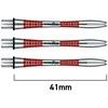 Smiginio strėlyčių koteliai Winmau Triad Aliuminio Shafts intermediate, raudoni
