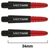 Smiginio strėlyčių koteliai Winmau Vecta Shafts Short Blade 6