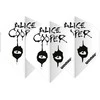 Smiginio strėlyčių sparneliai Winmau Alice Cooper Baltas