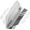 Smiginio strėlyčių sparneliai Winmau Rhino Baltas and Pilkas Flights