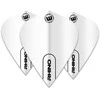 Smiginio strėlyčių sparneliai Winmau Rhino Extra Thick Kite Baltas