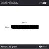 Smiginio strėlytės Winmau Xenon 90% Steel Tip 23 g