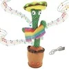 Extralink Toys | Žaislas kaktusas su Sombrero šokiais | Dainuojantis vaikiškas LED USB