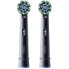 Oral-B Pro CrossAction EB50BRB-2 Juodas (2-pack) | Electric dantų šepetėlis galvutės | Juodas