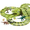 „Extralink“ žaislai | Didelė lenktynių trasa, dinozaurų parkas | automobiliai, dinozauras, dinozaurų parkas, XXL, 240 detalių
