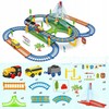 „Extralink Kids“ | Elektronė Track King | su baterijomis maitinamu lokomotyvu ir automobiliu