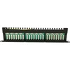 EXTRALINK 0.5U 24 prievadų CAT6 UTP pataisų skydelis