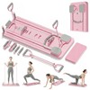 Extralink, Pilates board, pink, abdominal exercise reformer, push-up board