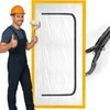 Extralink DRZWI PRZECIWPYŁOWE REMONTOWE, KURTYNA PRZECIWKURZOWA 220X110 DRZWI
