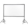 Projektorius EXTRALINK FOLDABLE Projektoriaus ekranas 100" 16:9, 220x125cm, Baltas, WITH STAND, PSF-100