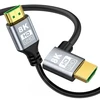 EXTRALINK HDMI kabelis 2.1 8K HDR 2M KAMPINIS LEWY SKRĘT