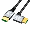EXTRALINK HDMI kabelis 2.1 8K HDR 2M KAMPINIS LEWY SKRĘT
