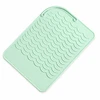 EXTRALINK HOME MATA SILIKONOWA PODKŁADKA POD LOKÓWKĘ PROSTOWNICĘ DO ŁAZIENKI 22X16 CM ŽALIA