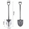 Extralink Juodas FOREST SZPADEL METALOWY ŁOPATA OGRODOWA PROSTA 100CM