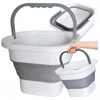 Extralink Juodas Forest, Portable travel bucket, 10L, foldable silicone bucket, camping
