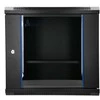 Extralink Lite 9U 530X400 Wall-Mounted Rackmount Cabinet Juodas