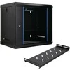 Extralink Lite 9U 530X400 Wall-Mounted Rackmount Cabinet Juodas