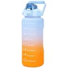 Gertuvė Extralink Motivational Vanduo Bottle, 2000ml Sports Vanduo Bottle, Mėlyna-Oranžinis, BUT-993