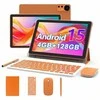 Extralink Planšetė CP31 4GB RAM+128GB Oranžinis | Planšetė | Android 15, 2Mpx+8Mpx, 6000mAh, 1280x800px, klaviatūra, pelė, rysik