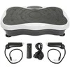 Extralink Moonwalk Spin Move Platofrma Wibracyjna do Ćwiczeń Fitness 200W balta