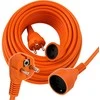 Extralink PowerLink | Przedłużacz zasilający sieciowy | 50m, Oranžinė, Bez uziemienia, 2 x 1,5mm2