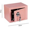 Extralink Home Seifas, Office Seifas, Key Locker, Security Cash Box, Rožinė, S-404