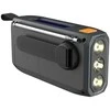 Extralink BT-4000 | Radio awaryjne Bluetooth solarne su korbką dynamo i latarką SOS | Powerbank 4000mAh