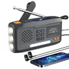Extralink BT-4000 | Radio awaryjne Bluetooth solarne su korbką dynamo i latarką SOS | Powerbank 4000mAh