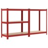 Extralink Lentyna magazynowy metalowy 180x90x40 raudona
