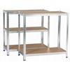 Extralink Lentyna Magazynowy Metalowy Sidabrinė 180X90X40CM