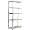 Extralink REGAŁ MAGAZYNOWY METALOWY Sidabrinis 205X120X45CM