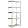 Extralink Lentyna Magazynowy Metalowy Sidabrinė 180X90X40CM