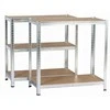 Extralink REGAŁ MAGAZYNOWY METALOWY Sidabrinis 205X120X45CM