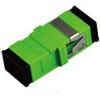 Extralink SC/APC Adapteris, Single Mode, Simplex, No Flange, Žalias