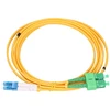 Extralink SC/APC-LC/UPC | Dvipusis laidas, G657A, 3 mm, 1 m