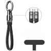 EXTRALINK SMART LIFE CABLE 240W USB-C - USB-C RAKTŲ PAKABUKAS, 22CM, NYLONO PINIMAS, JUODA