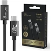 Extralink Smart Life USB-C – USB-C juoda 240W, 40Gbps, 200cm