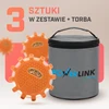 EXTRALINK SMARTLIFE SYGNALIZATOR DROGOWY LED FLARA DROGOWA 3-PACK Z TORBĄ